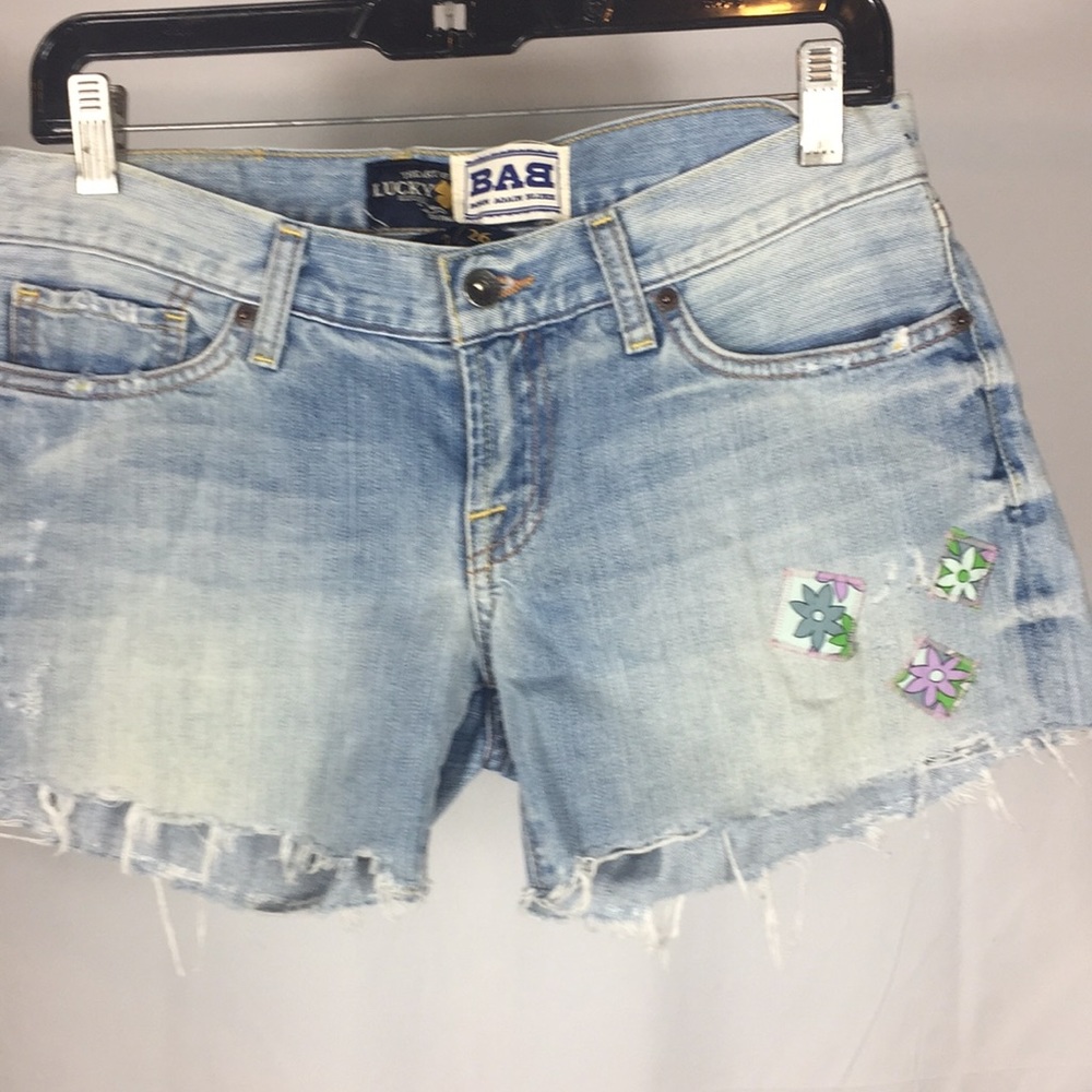 BAB Embellished Distressed Lucky Shorts